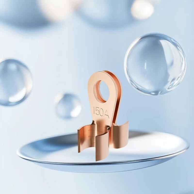 10/50 قطعة النحاس OT 3A-150A محطة غير معزول سلك موصل العارية كابلات كهربائية محطات العروة البطارية حلقة تجعيد محطة #3