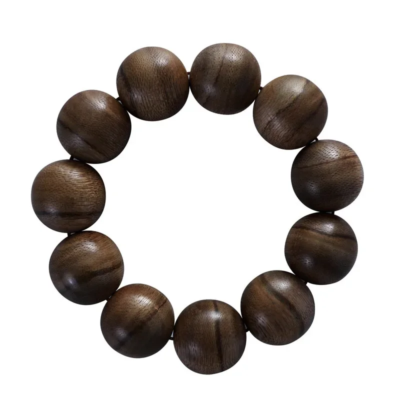 Natural Old Material Agarwood Bracelet Bracelet Men and Women Rosary 108 PCs Wooden Rosary