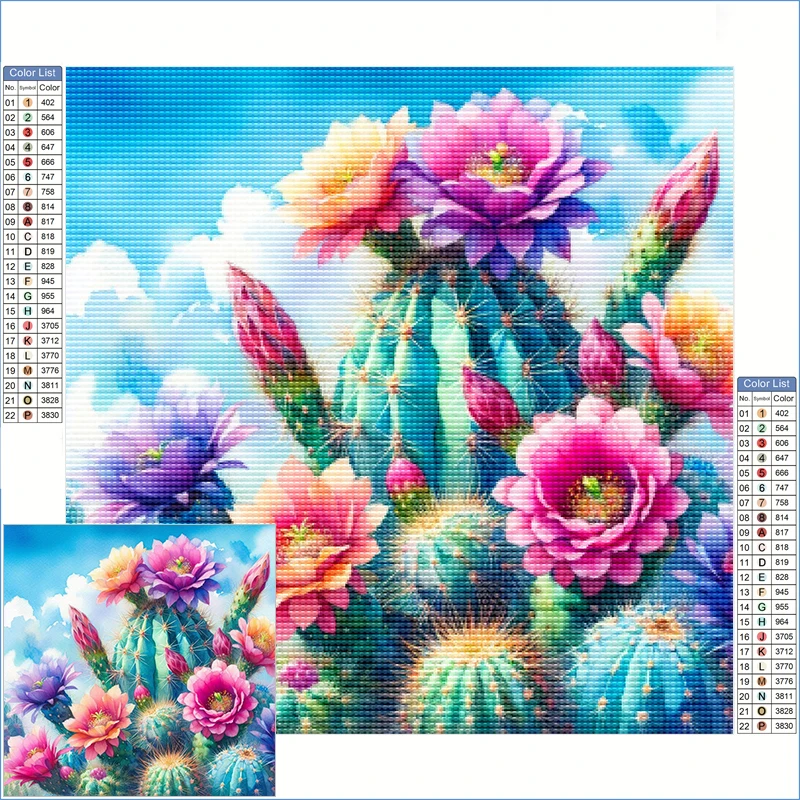 

Succulent Plants Diamond Painting 2025 New Collection Diamond Art Full Crystal Full Rhinestones Embroidery Stitch Productos