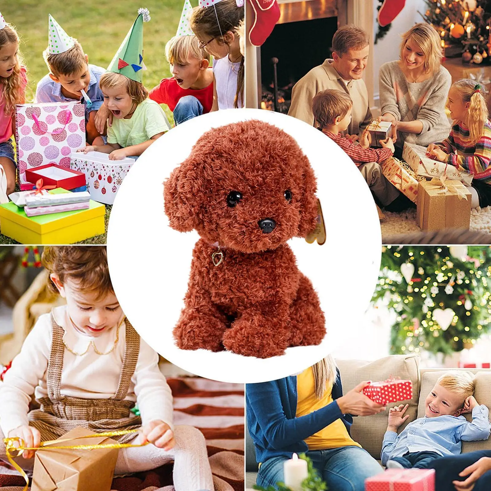 Cão de pelúcia animal cabelo encaracolado abraçando travesseiro cão brinquedos de pelúcia para crianças decoração casa quarto sala estar estudo interior