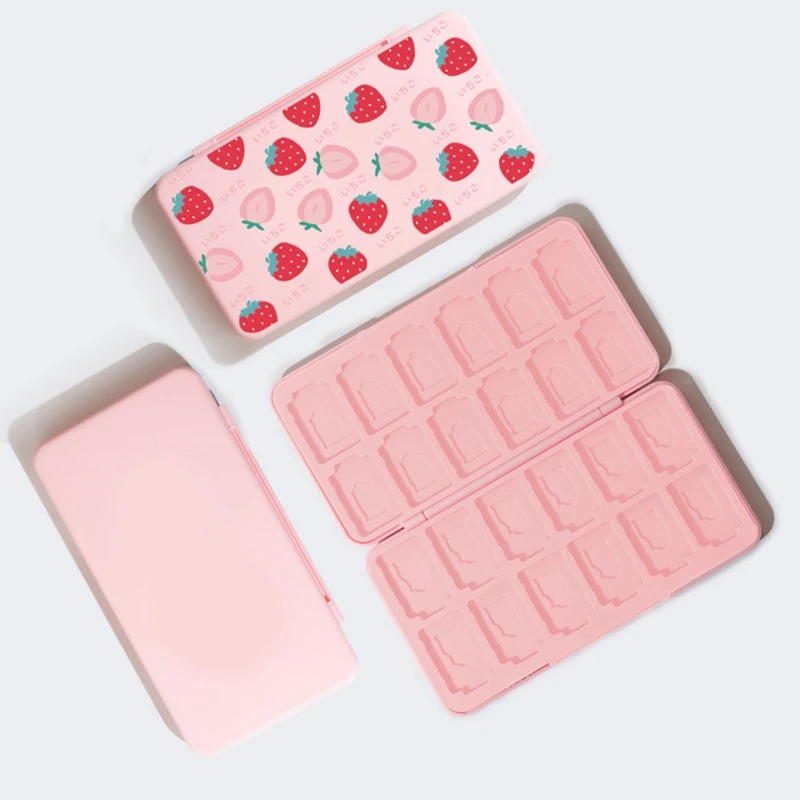 حامل بطاقة الألعاب 24 في 1 لصندوق خرطوشة التبديل NS لـ Switch Lite/Switch Oled Durable C