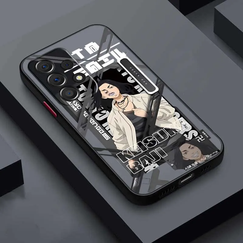 طوكيو المنتقمون أنيمي لسامسونج A73 A72 A71 A55 A54 A53 A52 A51 A35 A25 A15 A14 5G متجمد شفافة جراب هاتف