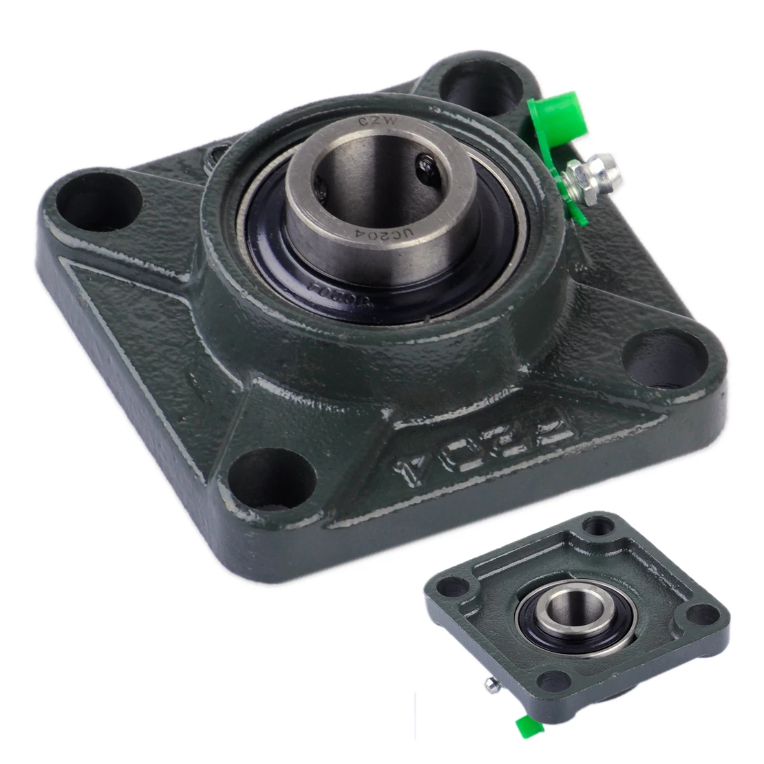 Letaosk Ucf204 20 mm Carcaça Parafuso Montado Rolamento Furo Bloco de Almofada de Flange Quadrado
