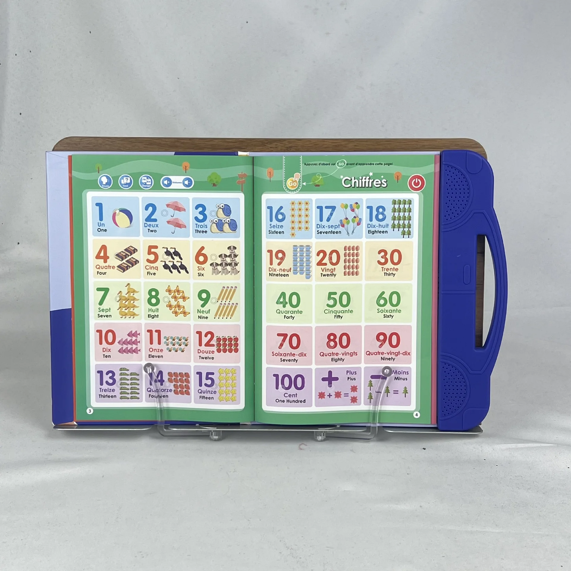 Frans audioboek, Encyclopedie voor vroege educatie, leermachine, educatief speelgoed, pratend Frans boek