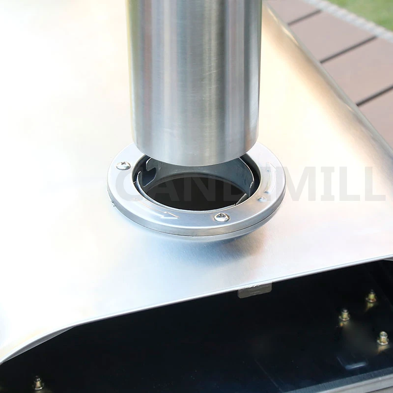 Home Outdoor Portable Pizza Oven Wood Pellet Burning Pizza Maker Baking Oven Outside Griller Steak Oven