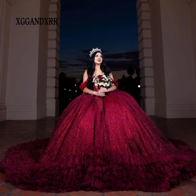 Vestido de 15 años con cola hotsell