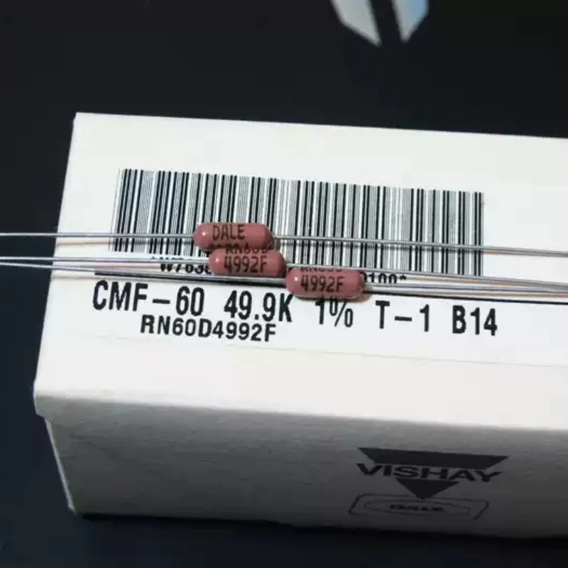 VISHAY-DALE 49.9K 49K9 resistor RN60D CMF60 1/2W 0.5W domestically produced in the United States