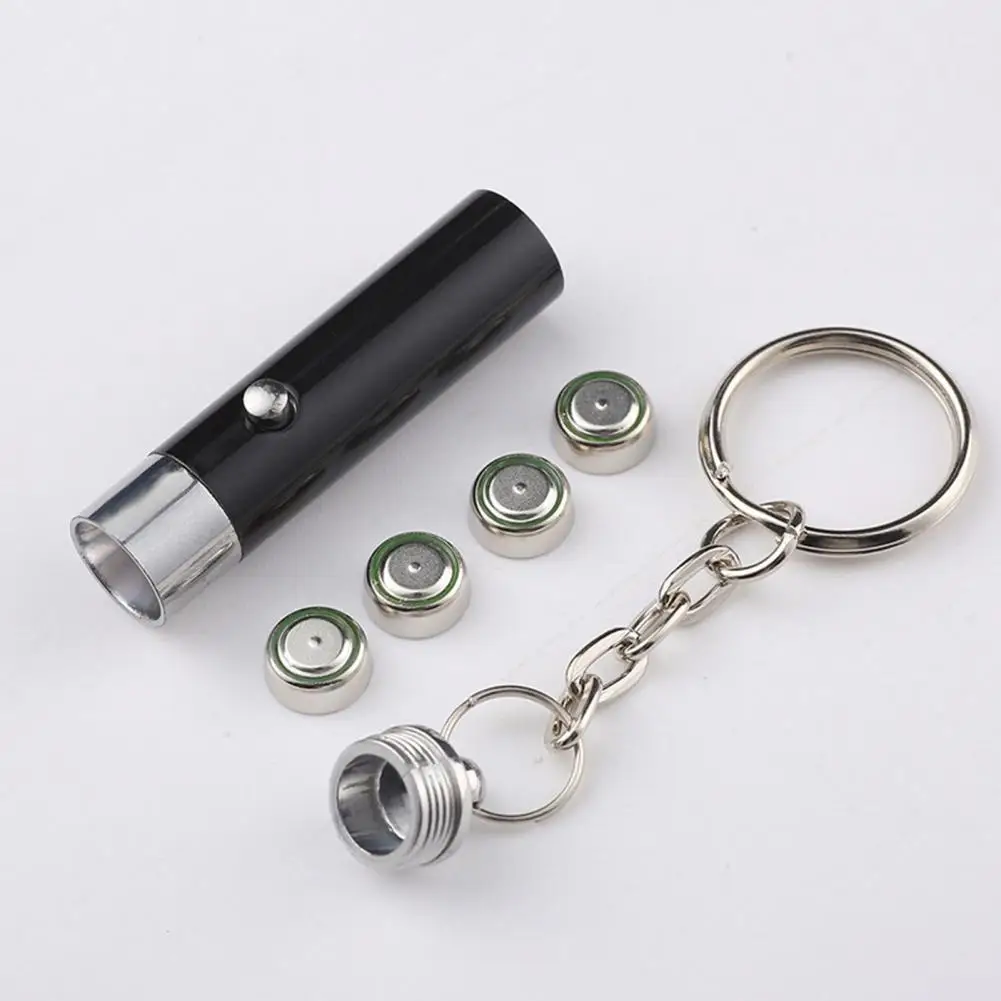 LED UV Flashlight Keychain Mini Ultraviolet Torch UV Black Light Portable Money Detector Torch Light Money Anti-fake Detection