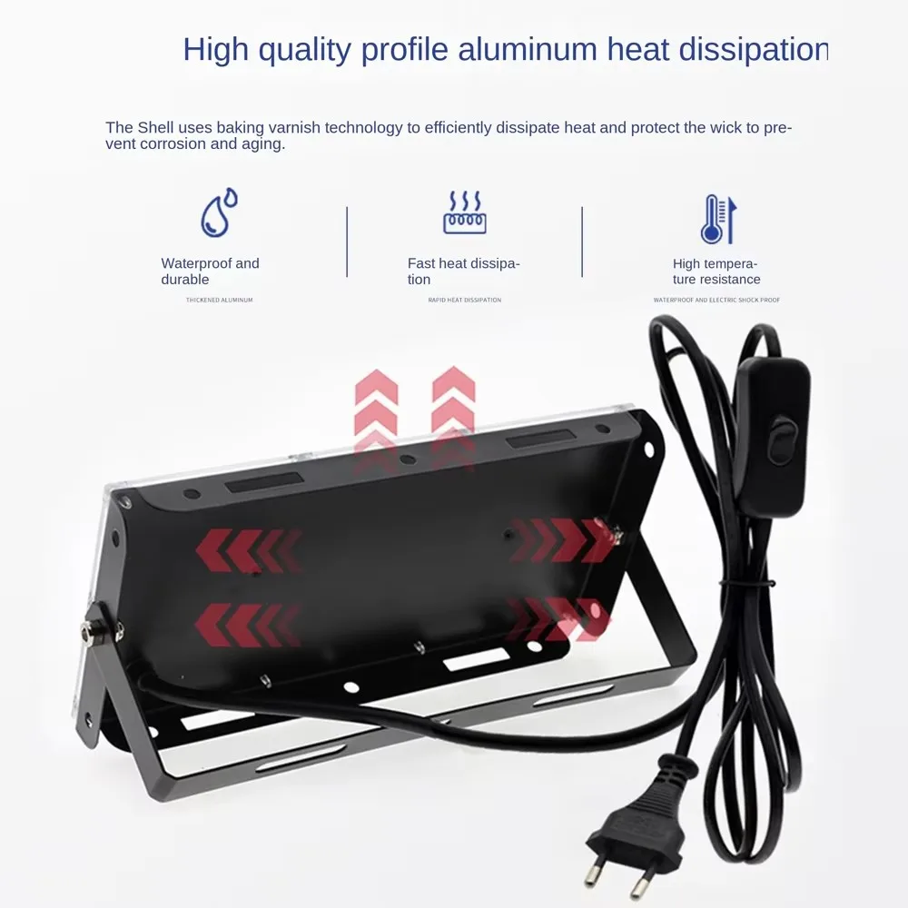 Phyto Lampada AC 110V 220V 50W 200W Phytolamp per piante Spettro completo Led Coltivazione di piante Coltivatore Cultura interna Led Coltiva la lampada