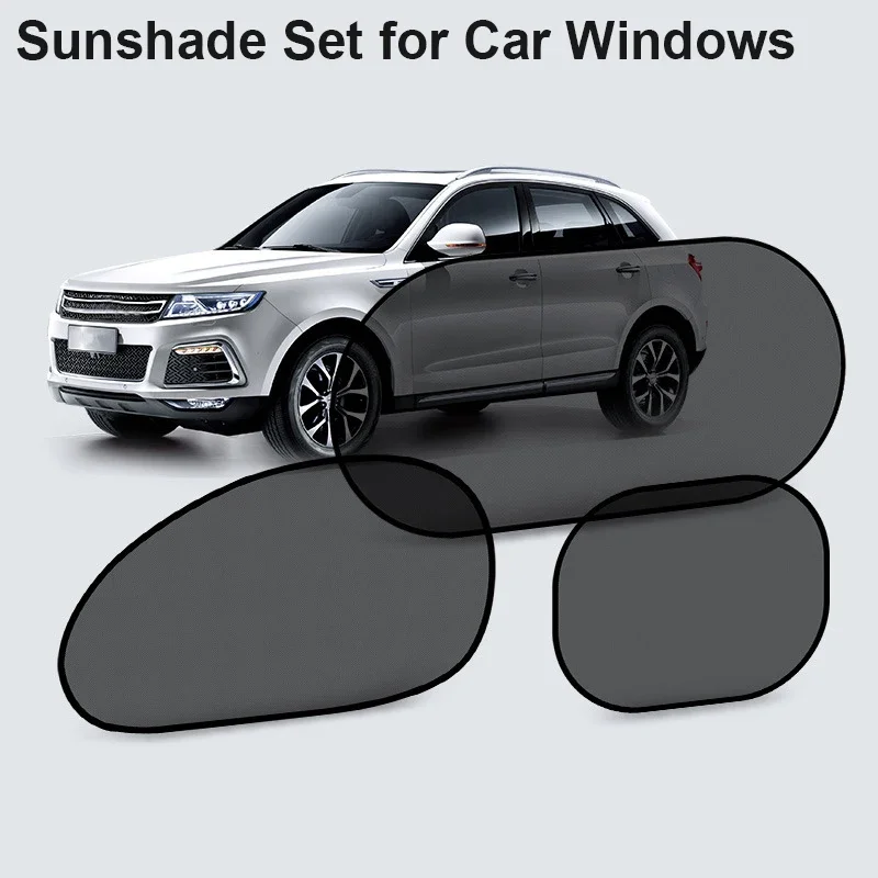 

Комплект из 5 солнцезащитных козырьков на лобовое стекло автомобиля и боковое окно — светоотражающая защита от солнца и теплоизоляционный щиток для универсальной посадки