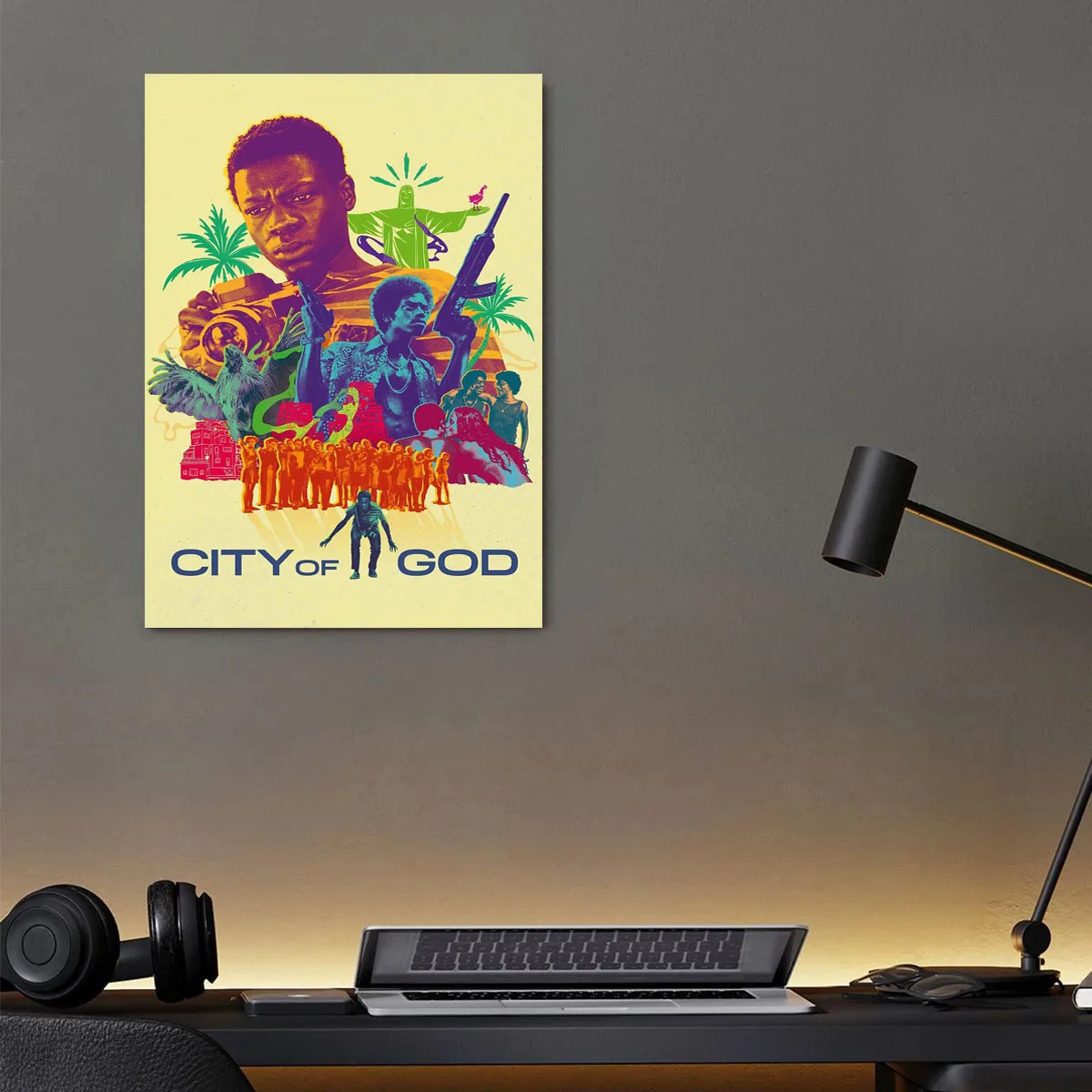 مدينة الله علامات معدنية الفيلم الملصقات ديكورات المنزل مخصص خمر تين تسجيل ل جدار الفن الديكور غرفة ديكور العناصر المعيشة