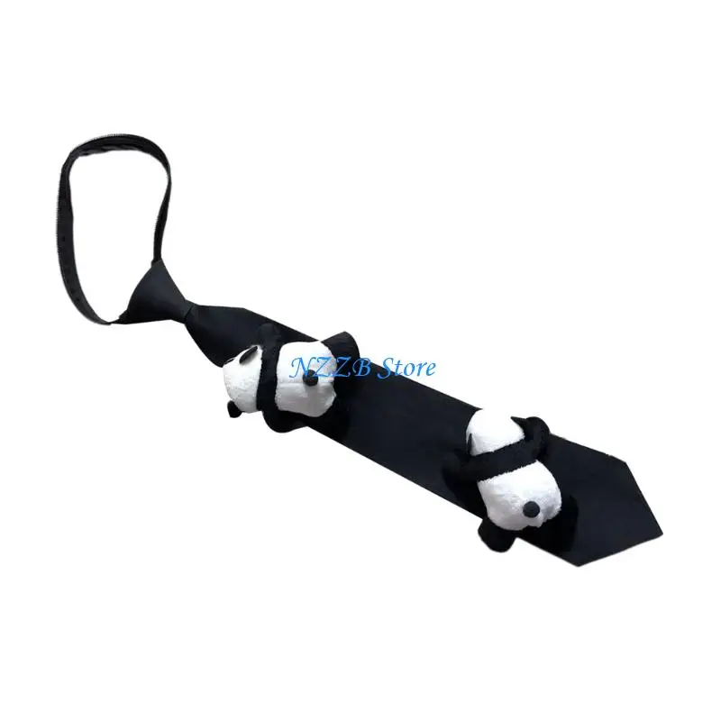 T21F jk oniform panda ties cartoon panda japan accessories seifuku seifuku