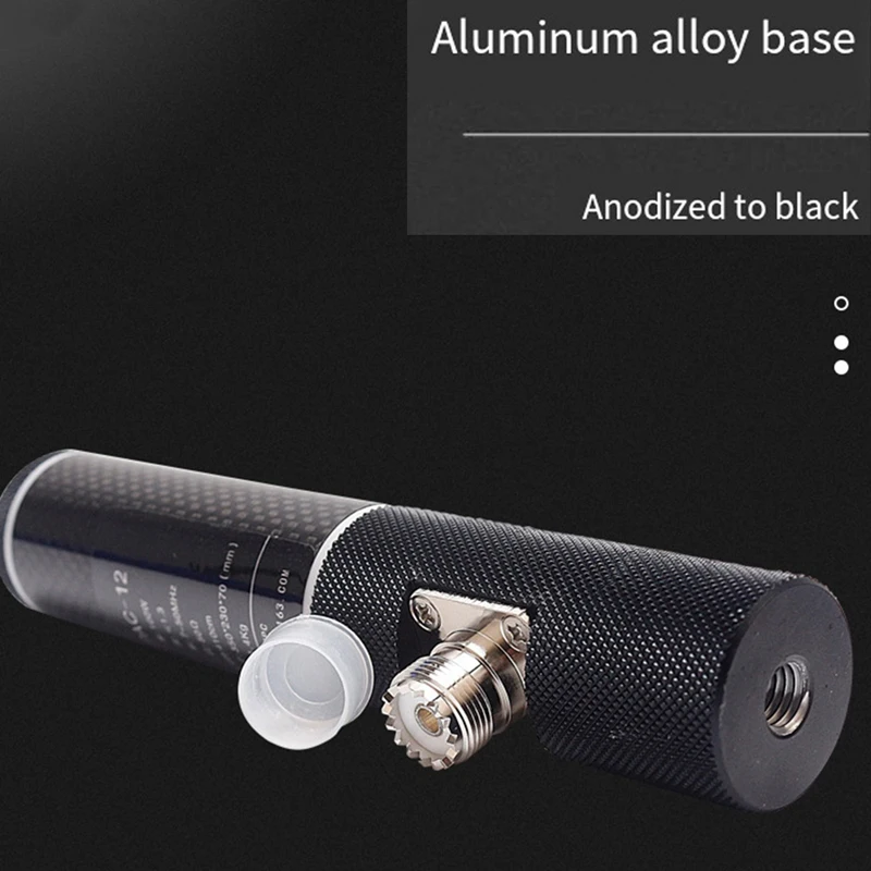 -12 هوائي راديو على الموجات القصيرة 7 ميجا هرتز - 50 ميجا هرتز 100 وات 8 نطاقات HF مع ملف منظم منزلق وهزاز ممتد للأماكن الخارجية-TCES