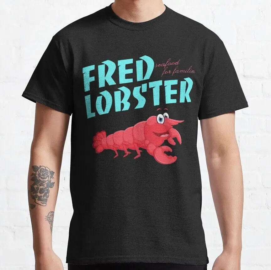 BEST O BUY Funny Fred Lobster Classic Humor Premium  T-ShirtAnime Pattern Clothing Y2K Summer high quality 100% cotton short sle