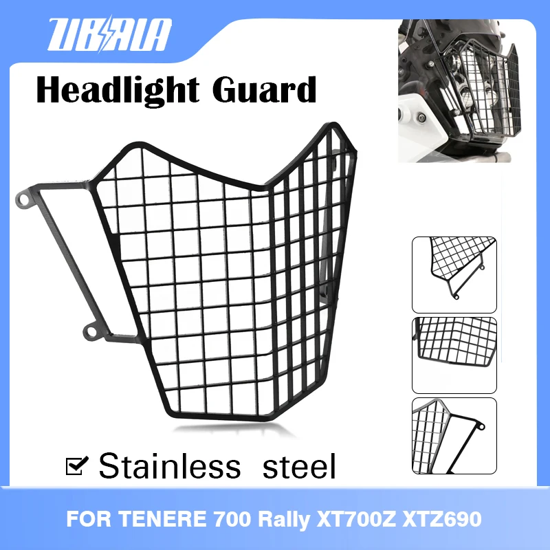 

FOR Yamaha XTZ700 Tenere 700 /XT700Z Tenere 2019 2020 2021 2022 2023 2024 Motorcycle Headlight Guard Cover Protection Grill