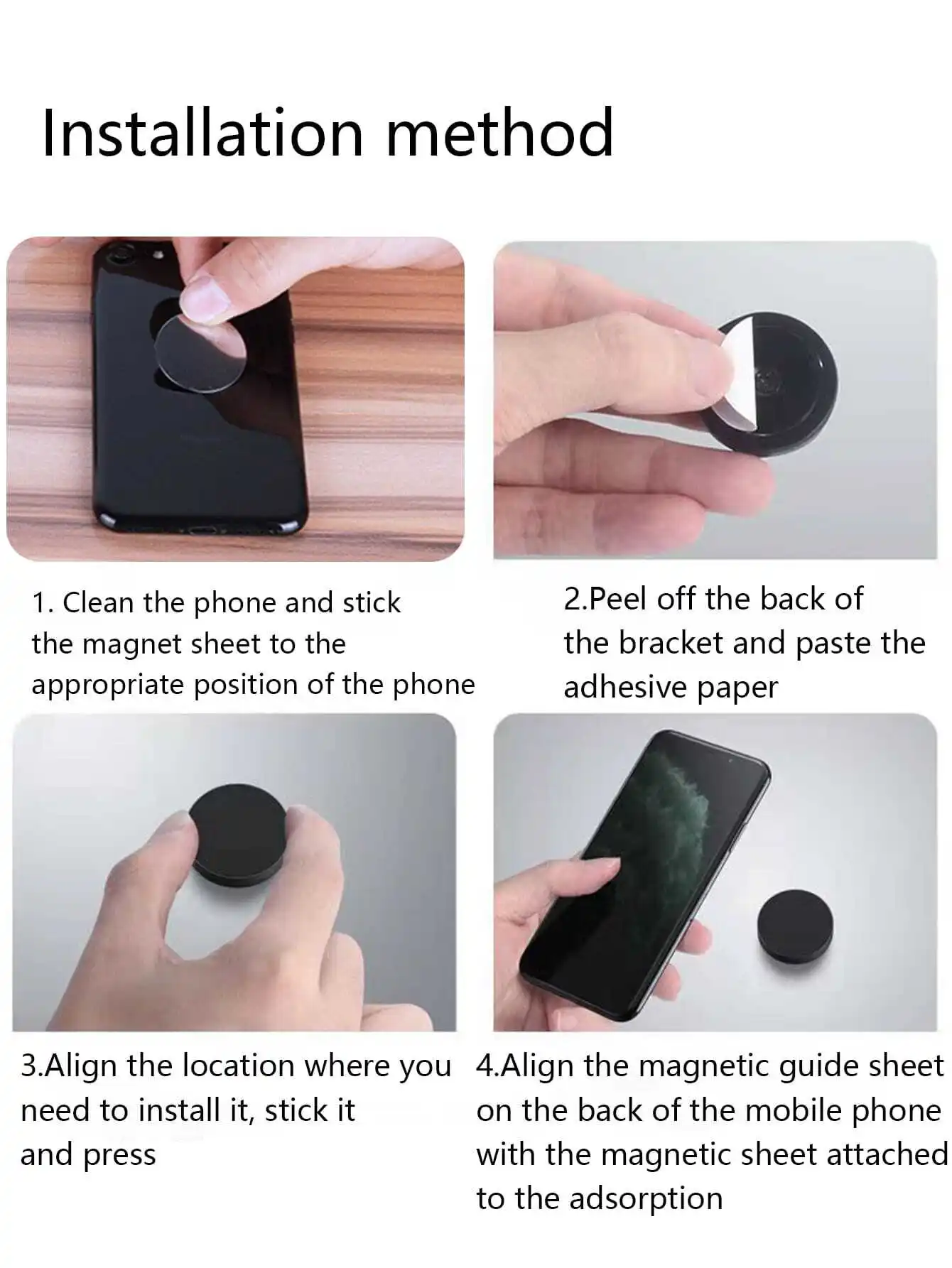 1pc Aluminum Alloy Car Phone Holder - Lightweight and Sturdy Mount for Secure Driving