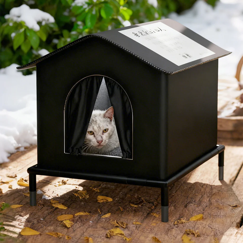 Cat House for Indoor and Outdoor CatsWaterproof Fully Insulated Shelter for Stray and Feral Cats Great for Cat Beds for Outdoor - view 5