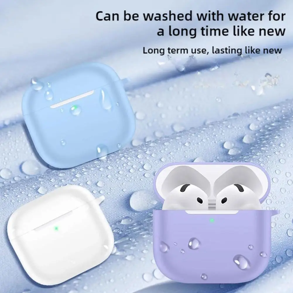 For Airpods 4 Silicone Earphone Protective Case Ultra-thin Anti Drop Bluetooth Earphone Protective Soft Shell Accessories