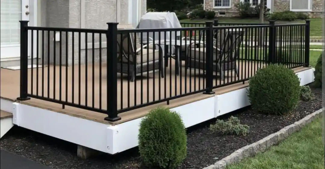 Maatwerk Goedkope prijs Aluminium balustrade Leuning Reling Balkon Trap Aluminium Piketrailing