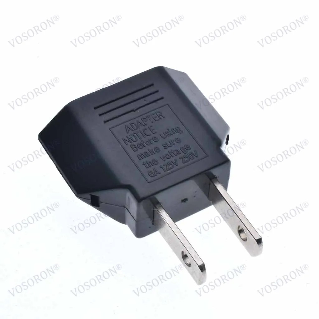 US Power Adapter Euro European EU To US American Travel Adapter 2Pin AC Converter Type A Plug Adaptor Electrial Outlets Socket