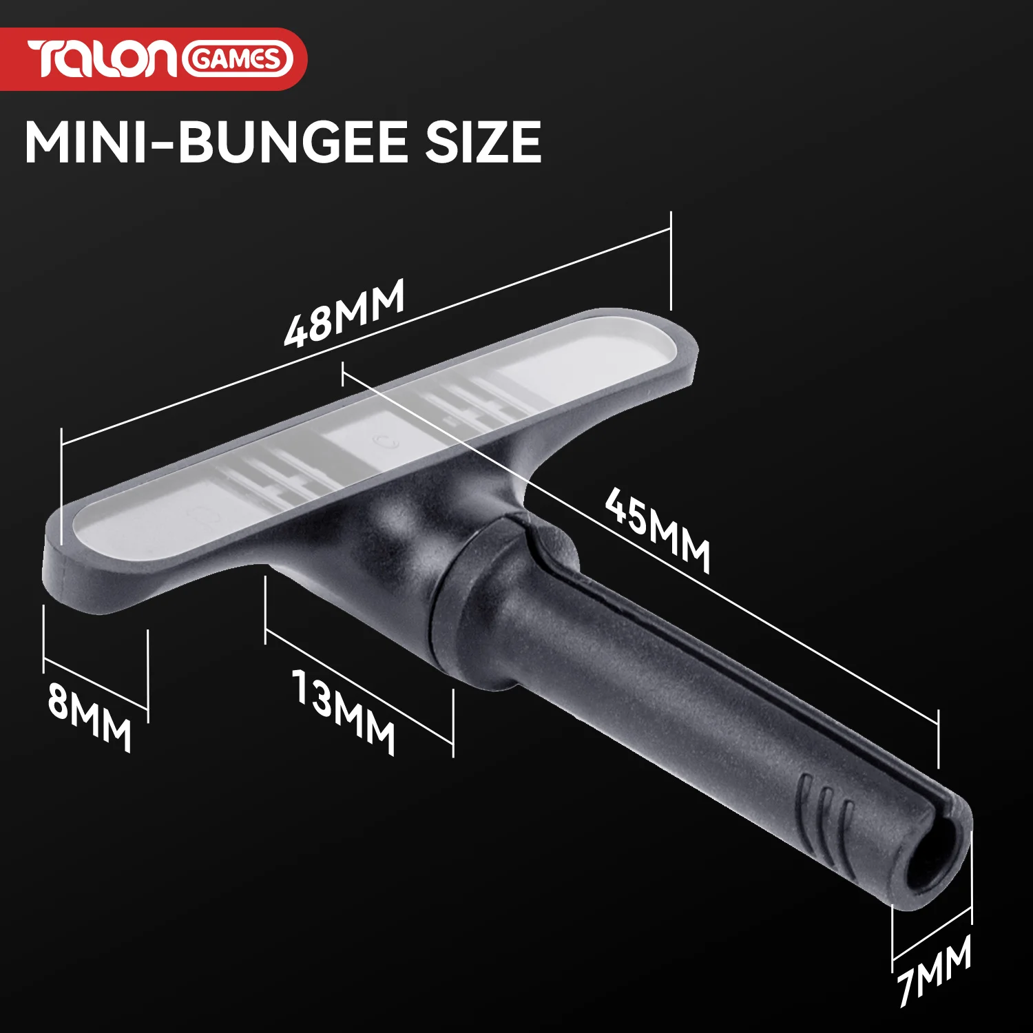 TALONGAMES Mini fare Bungee PC oyun fare kablosu kablosu yönetim sistemi, süper kompakt boyutu, mikro Bungee kablo tutucu Fixer