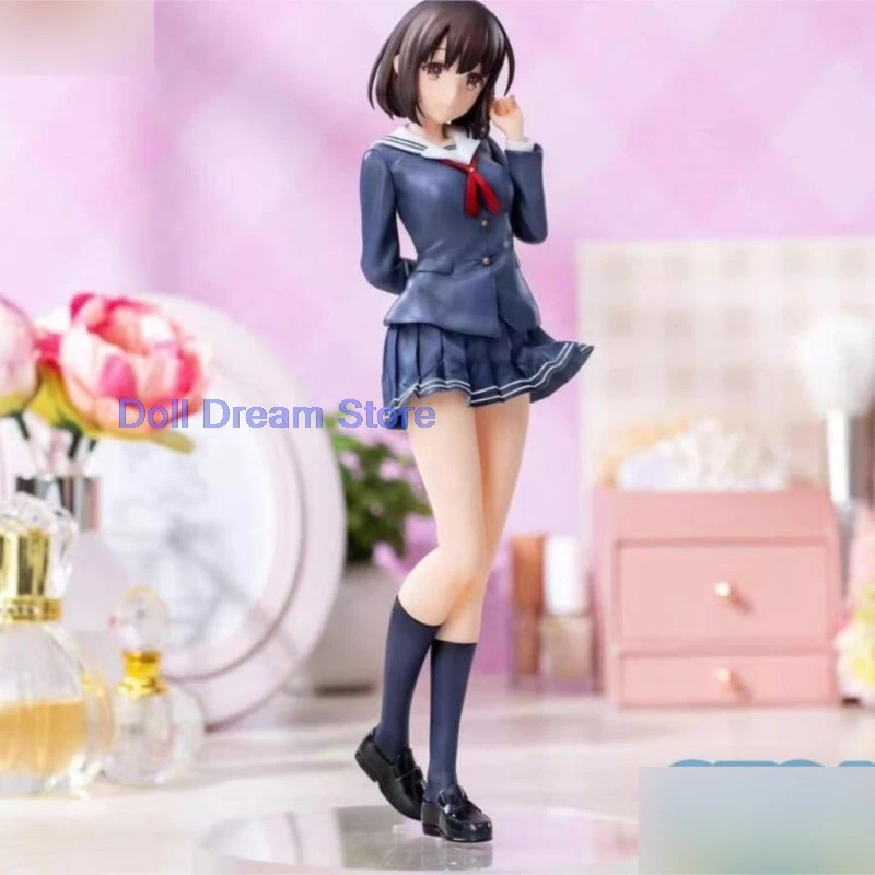 

2026 in stock 100% genuine Japanese original anime figure Megumi Kato school uniform action figure collectible model toys