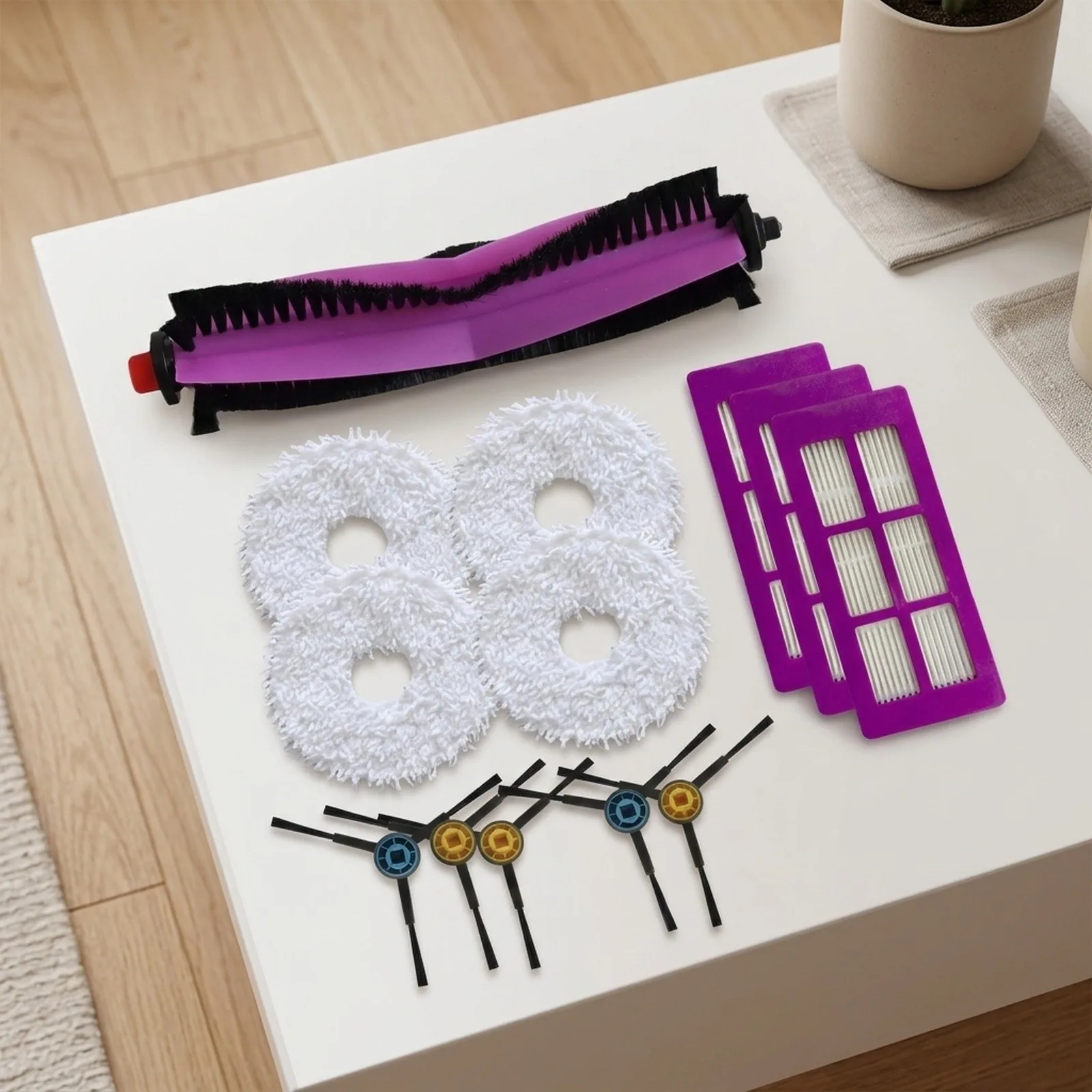 Floor Maintenance Vacuum Cleaner Accessories Complete Mop And Filter Set Dust Removal Kit As Shown Easy Installation Components