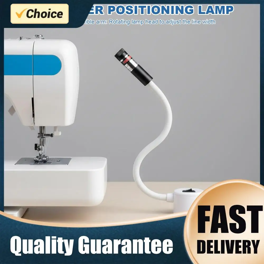 USB Rotes Laser-Positionierungslicht Infrarot-Arbeitslampe mit Magnetfuß DC5V Linien-/Kreuz-/Punktlicht Nähmaschinen-Zubehör