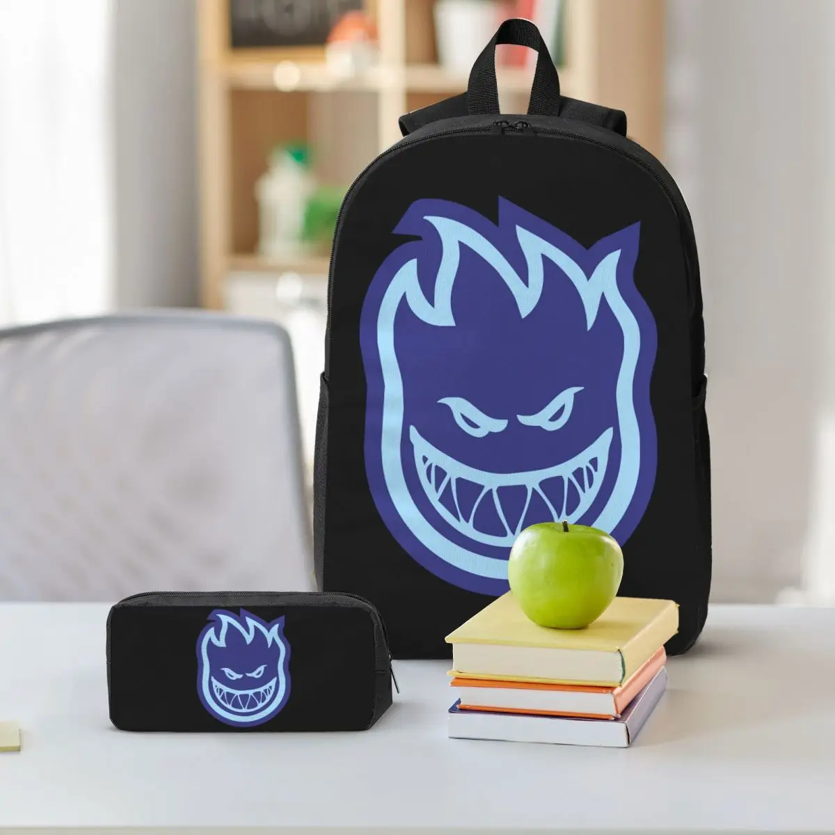 Spitfire Skate Backpack Student BookBag School Bag Shoulder Bags 3ps Insulated Lunch Bag Pencil Case