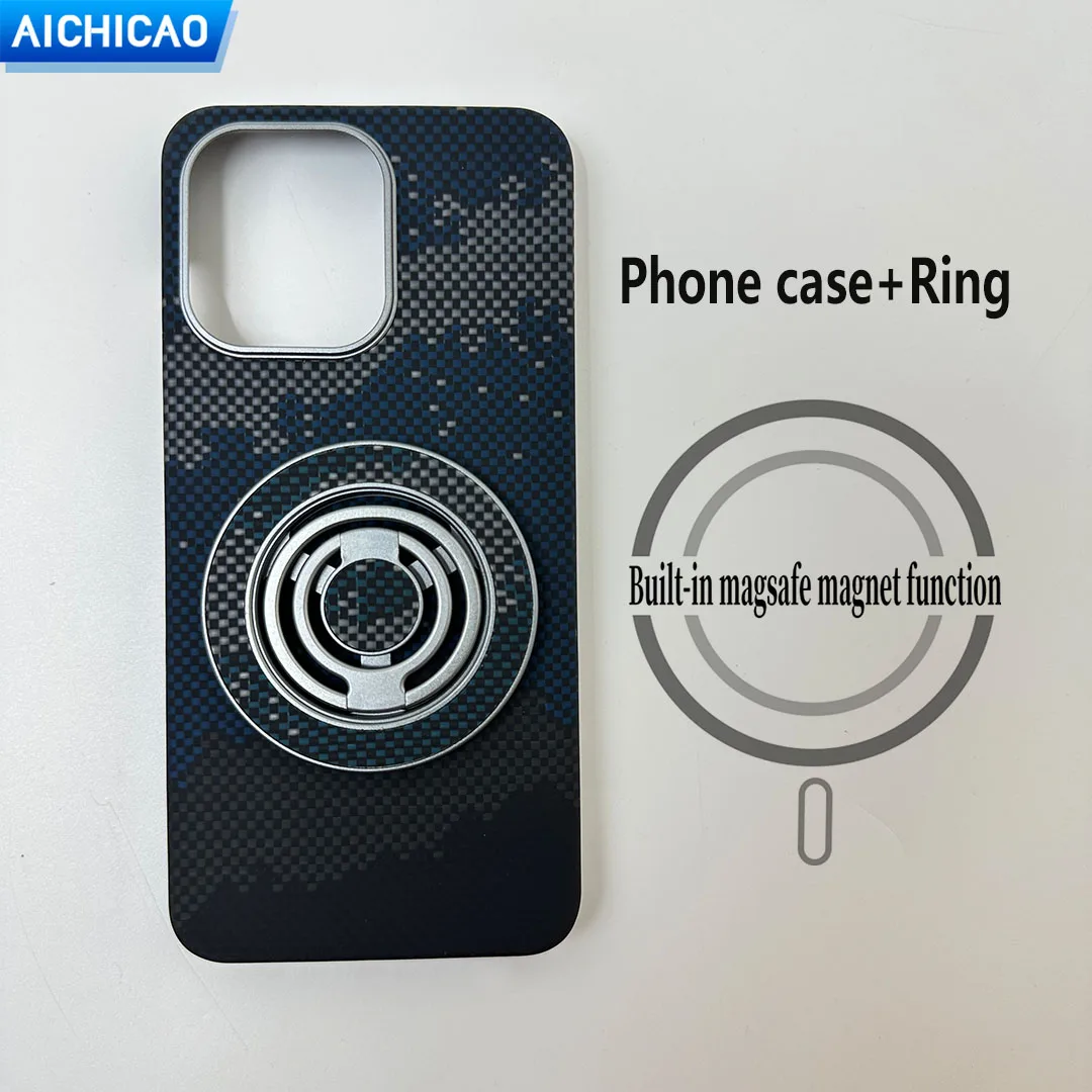 ACC-Ultra Thin Business Real Carbon Fibre Phone Case For OnePlus 13T Aramid Fiber Heat Dissipation Woven Pattern Cover
