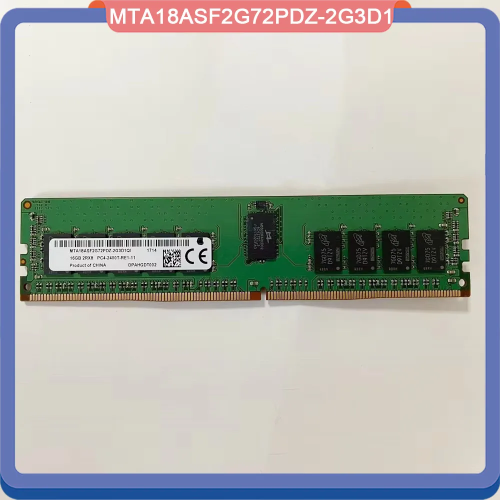 For MT RAM 16G 16GB 2R×8 PC4-2400T 2400 DDR4 ECC Server Memory MTA18ASF2G72PDZ-2G3D1