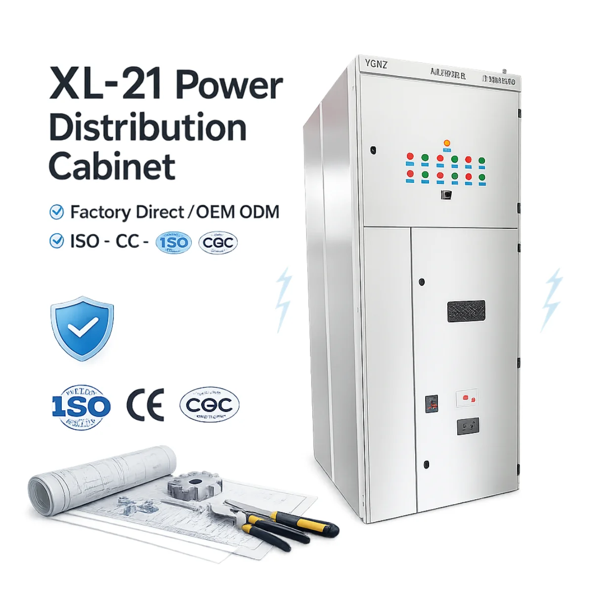 XGN2-12 High Voltage Fixed Metal-enclosed Switchgear AH1 Bypass Cabinet 12kV 630A Power Distribution Panel Board IP30