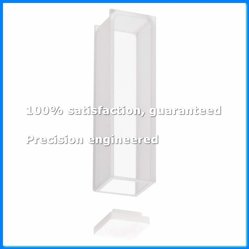 Quartz Cuvette,Spectrophotometer Cuvettes 10 mm Path Length, 45mm Height, 3.5 ML Capacity - 2 PCS-A07G