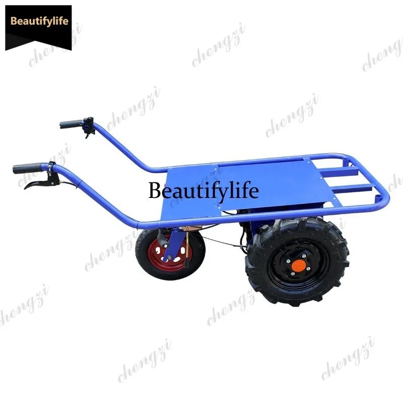 

Q181 electric trolley chicken bus lithium battery single and double wheels 800 watts large motor agricultural climbing wheel