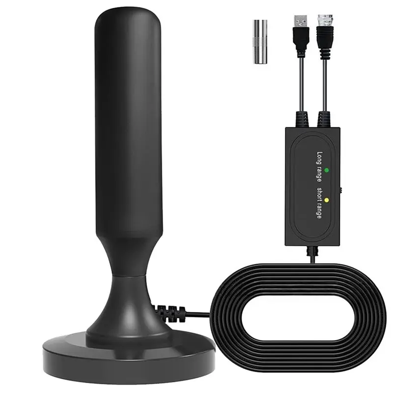 

B67C Indoor/Outdoor Car With Magnetic Base 4K Smart TV Antenna With Amplifier 800+ Miles Range, DTMB DVB-T, ISDB-T Etc