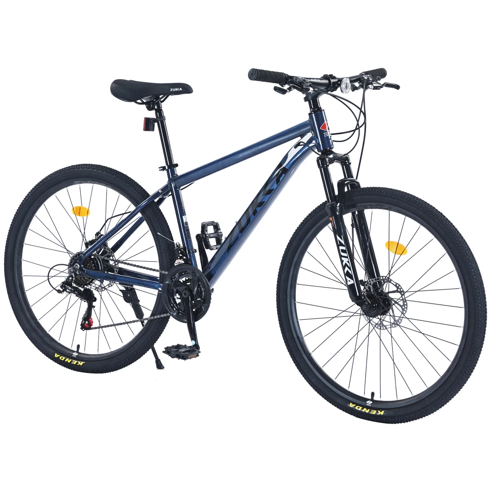 

27.5 Inch Wheels 21 Speed Mountain Bike, for Men Women Boys and Girls, Front Suspension,Aluminum Alloy Frame