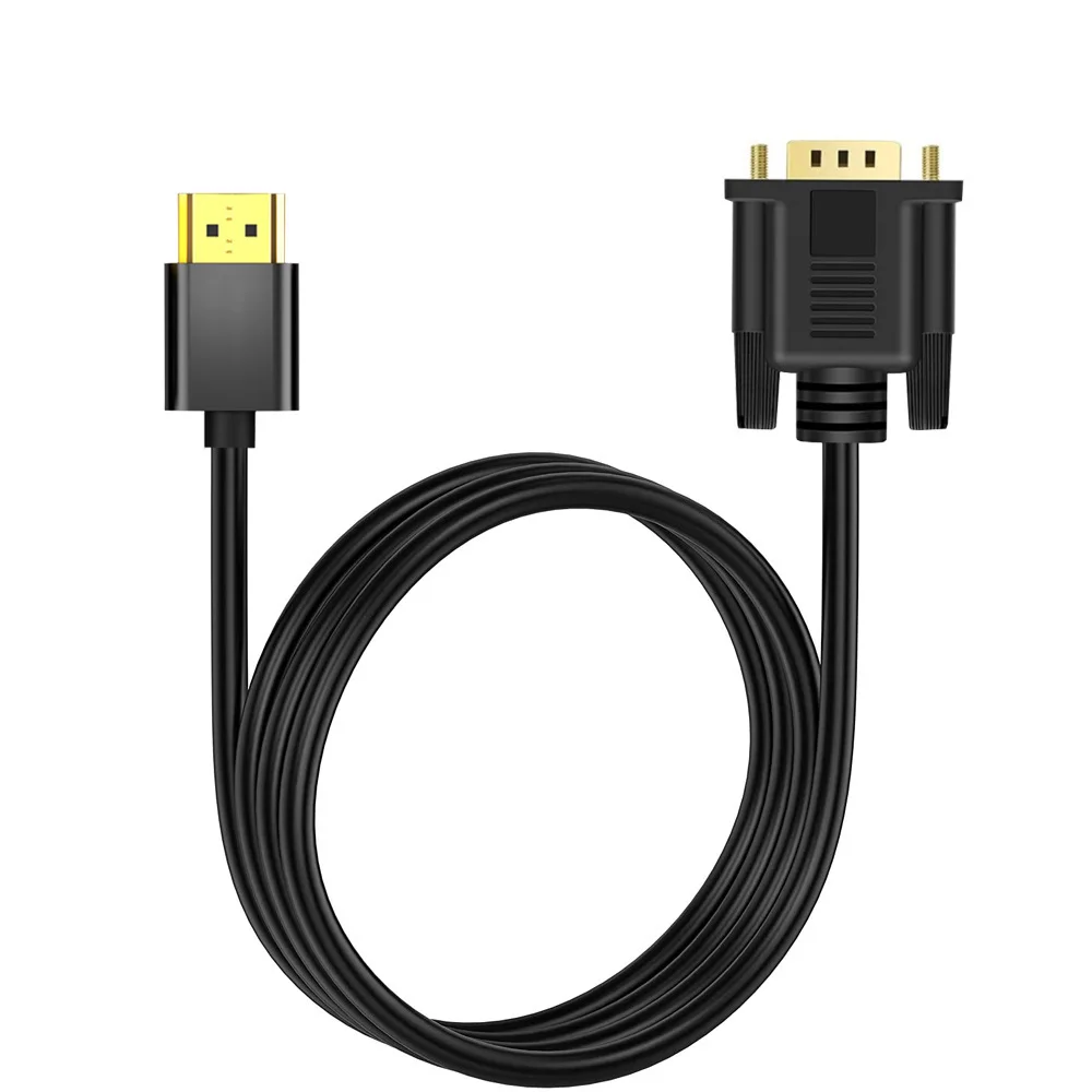 

HDMI-compatible To VGA Conversion Line with Decoder Installation Simple Operation No Software and No Setting Use Directly