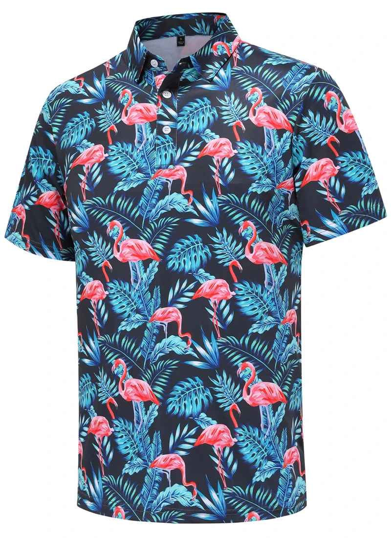 New Design Shark Graphic Mens Polo Shirt Summer 3d Printed Animal Tees Button Short Sleeves Tops Kids Quality Lapel Polo Shirts