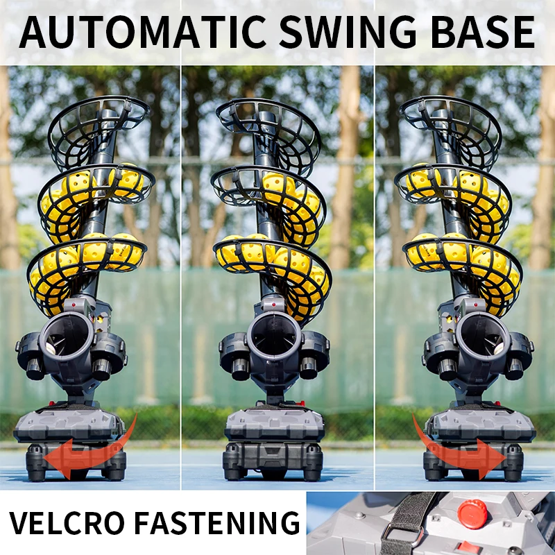

3802PBH Pickleball Serving Machine Can Automatically Swing for Single Person To Practice Hitting Pickleball Training Equipment