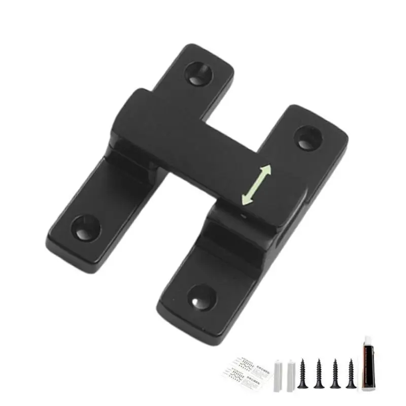 

652F 90/180 Degree Sliding Door Lock Safety Sliding Barn Door Lock Privacy Door Bolt Lock for Screen, Cabinets, Bathrooms
