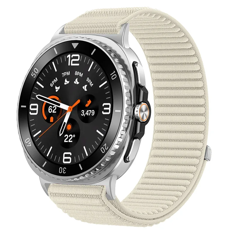 Nylonarmband für Samsung Galaxy Watch 9, 8, 44 mm, 40 mm, ohne Lücken, atmungsaktives Sportarmband, Galaxy Watch 8 Classic, 46 mm, Armband für Damen und Herren.