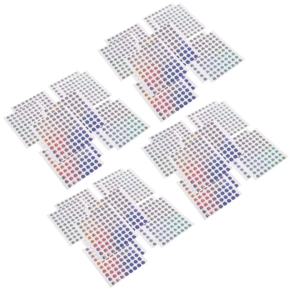 

1600 Pcs Tag Tamper Proof Stickers Moving Labels Tester Inventory Tabs Business Blank Security