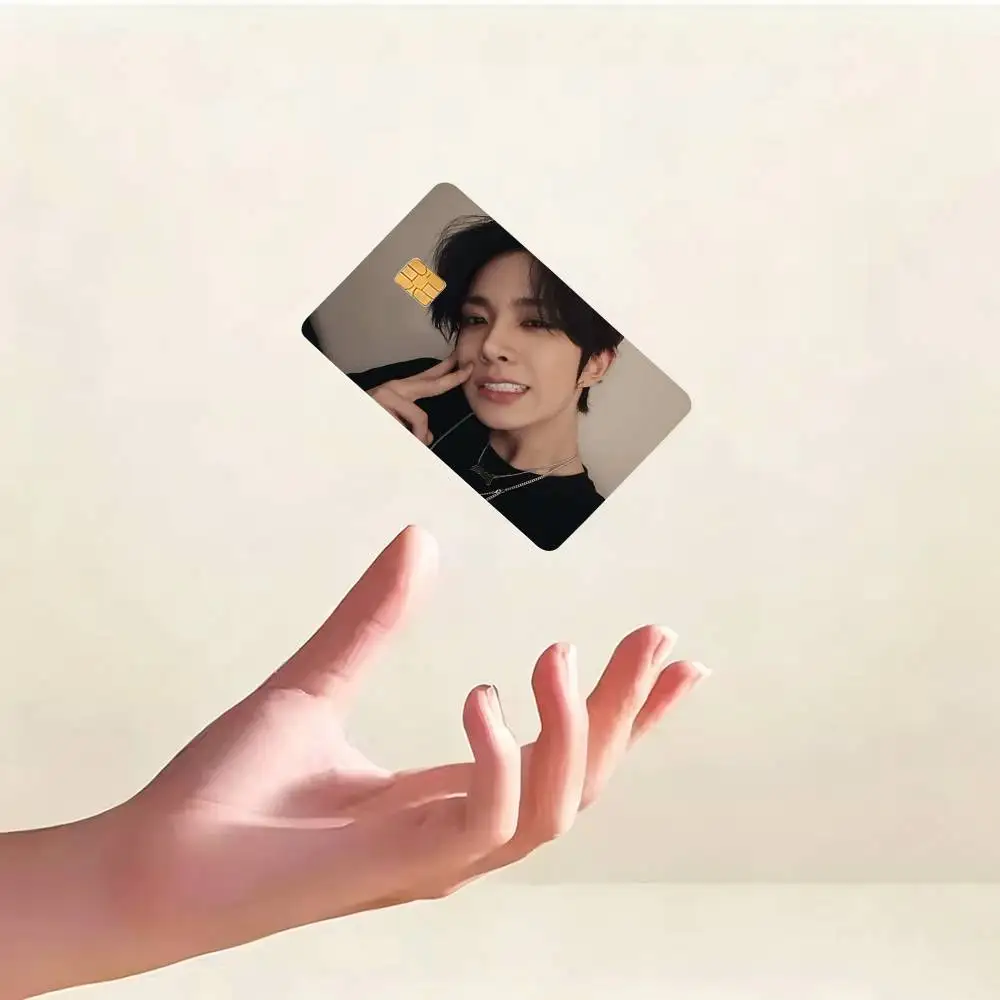 H-Heeseung L-Lee Vocal King  HD Waterproof Credit Card Stickers Silicone Decals For Chip Game Cards Gift