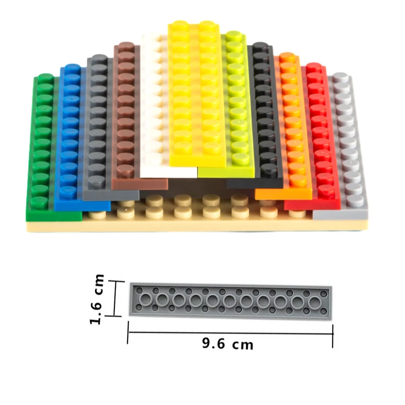 2445 Plate 2 x 12 Bricks Collections Bulk Modular GBC Toys For Technical MOC Set DIY Gifts 1Pcs Buildings Blocks