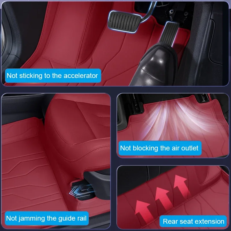 مخصص نابا الجلود ل JETOUR X70 زائد 5/7 مقعد 2020-2026Car القدم حماية حصيرة المضادة للانزلاق الفاخرة مقاوم للماء وسادة أرضية ملحق #5