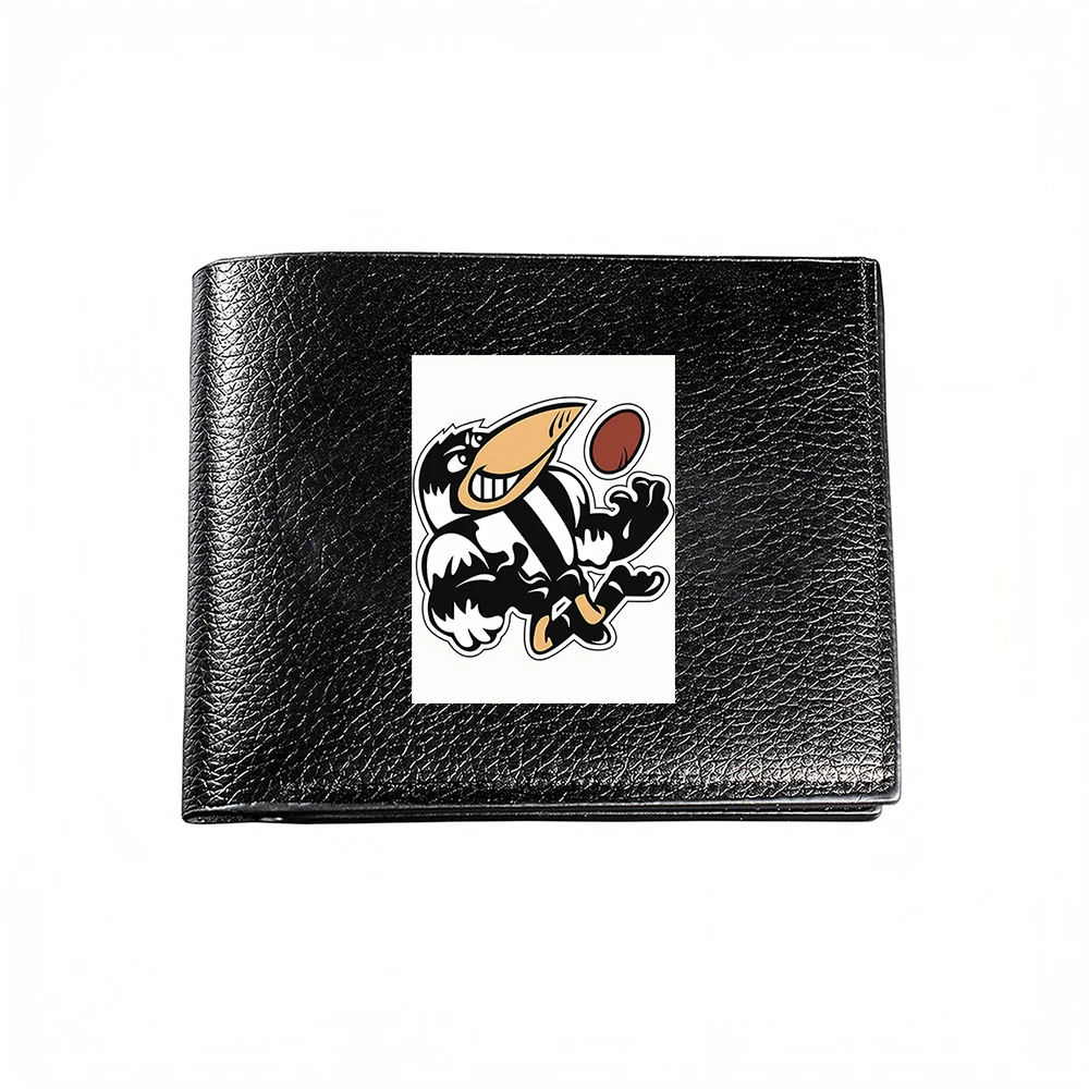 Cartoon Duck With Basketball Design Men's Wallet Card Holder Casual Business Fashion Print Accessory