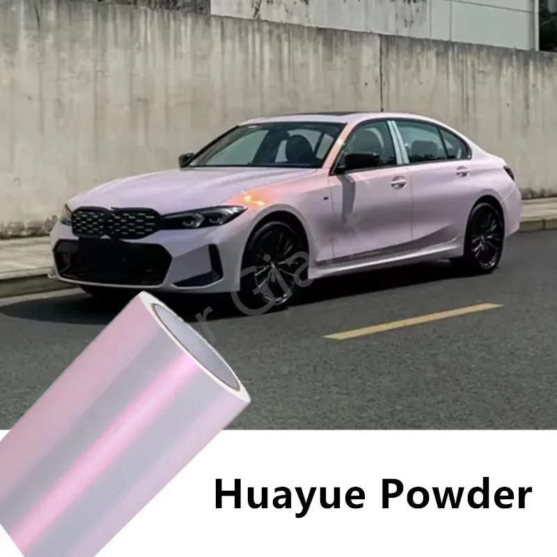 

Metallic Diamond gloss Huayue Powder Car Vinyl Wrap film wrapping film bright quality Warren Covering film car