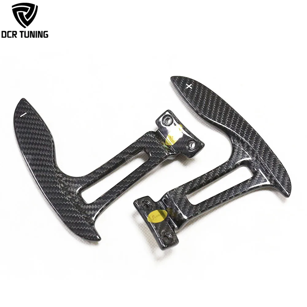 

For Maserati Quattroporte VI Ghibli Levante Dry Carbon Fiber Internal Shift Paddles Steering wheel trim Interior pieces