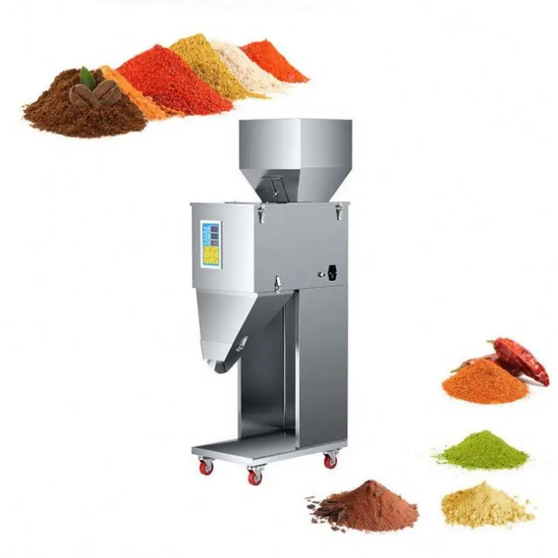 Automatic Weighing And Spices Coffee Granules Rice Pellets Grains Commercial Filling Machine