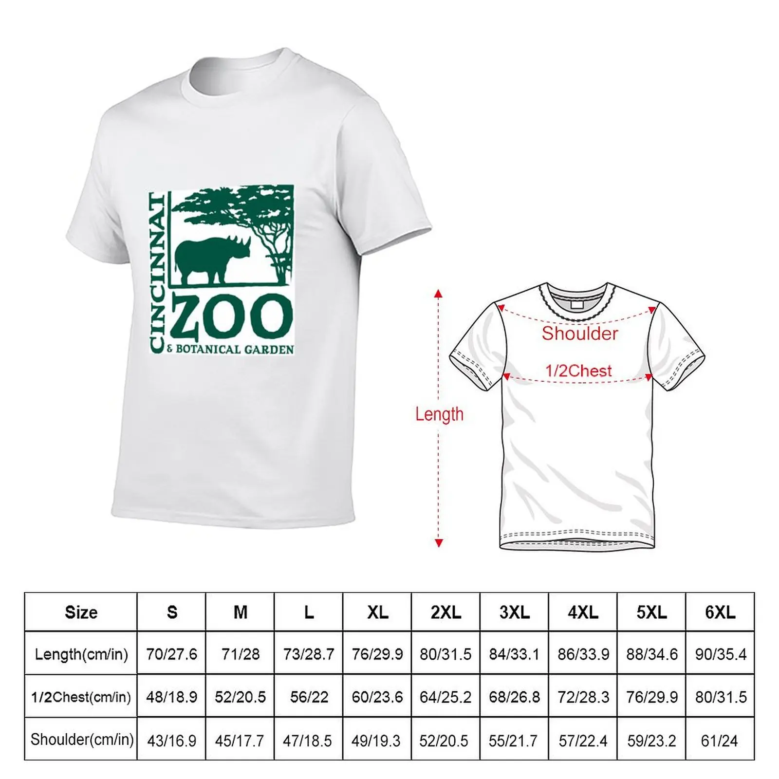 City Zoo Sticker T-Shirt t shirts for man slim fit man t shirt luxury T-Shirt
